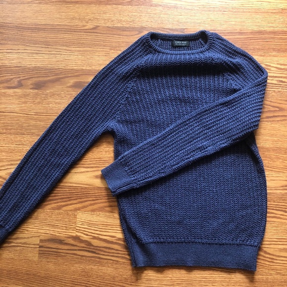 Indigo Chain Mail Sweater - Picture 3 of 6